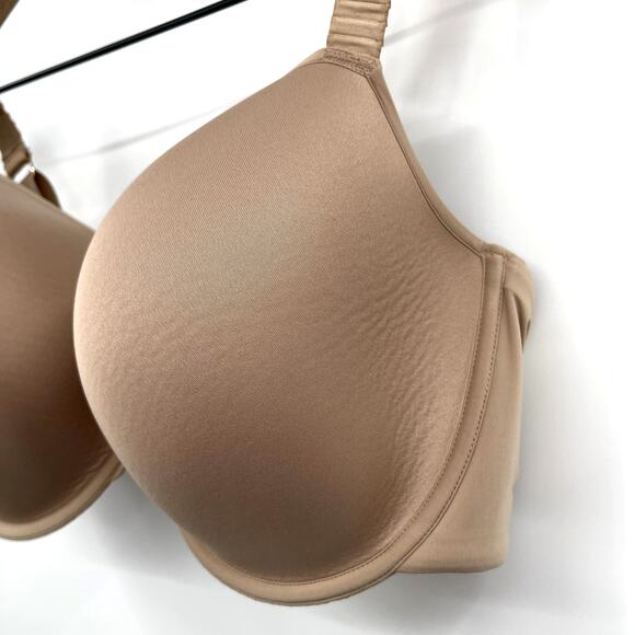 THIRDLOVE 24/7 Classic T-Shirt Bra Size 42E Underwire Molded Cups Nude Tan Cream - Picture 11 of 16